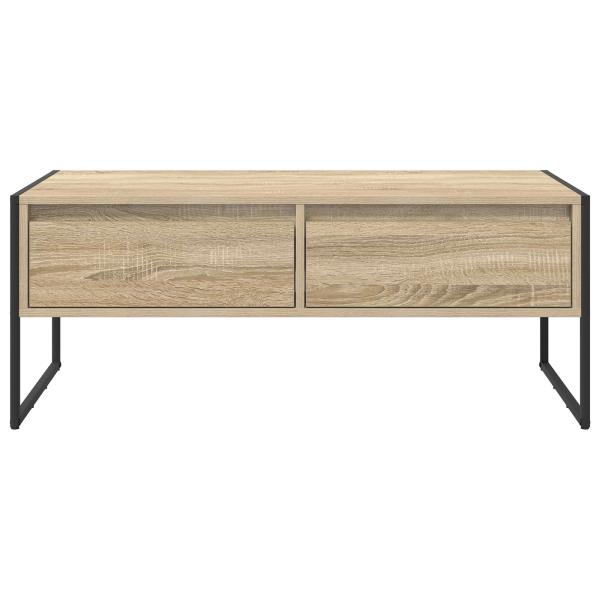 Couchtisch mit Schubladen Sonoma 100 x 46 x 40 cm Holzwerkstoff