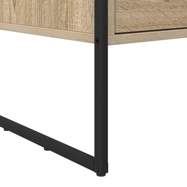 Couchtisch mit Schubladen Sonoma 100 x 46 x 40 cm Holzwerkstoff