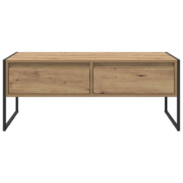 Couchtisch Kunsthandwerk Eiche 100 x 46 x 40 cm Holzwerkstoff