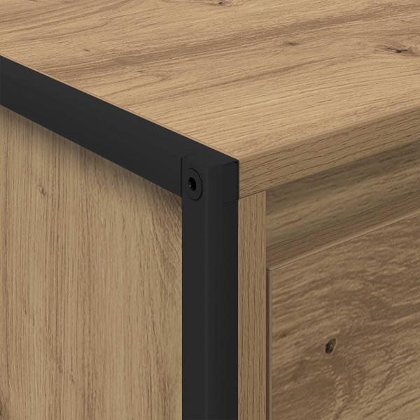 Couchtisch Kunsthandwerk Eiche 100 x 46 x 40 cm Holzwerkstoff