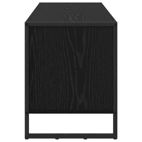 Schuhschrank Schwarz Eichen-Optik 60 x 35 x 44 cm Holzwerkstoff