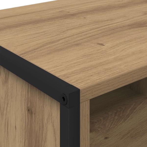 Schuhschrank Kunsthandwerk Eiche 60 x 35 x 44 cm Holzwerkstoff