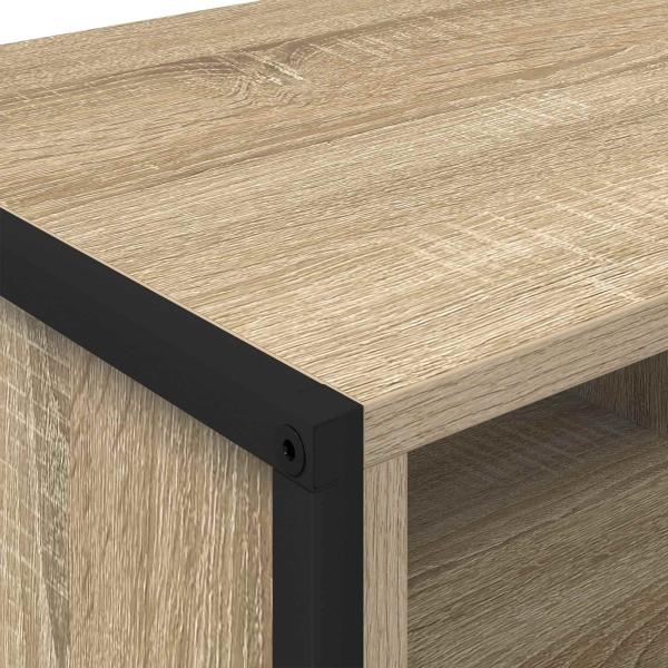 Schuhschrank mit Speicher Sonoma 60 x 35 x 44 cm Holzwerkstoff