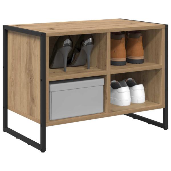 Schuhschrank Kunsthandwerk Eiche 60 x 35 x 44 cm Holzwerkstoff