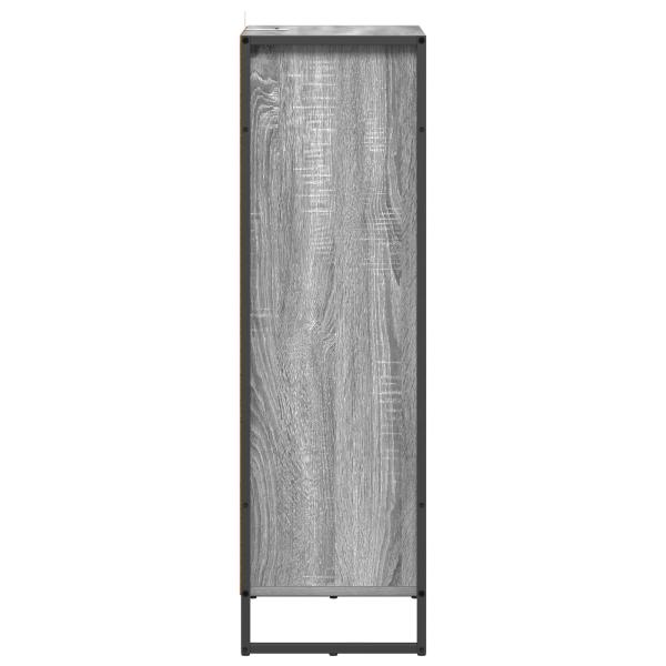 Badezimmerschrank Graues Sonoma 40 x 30 x 100 cm Holzwerkstoff
