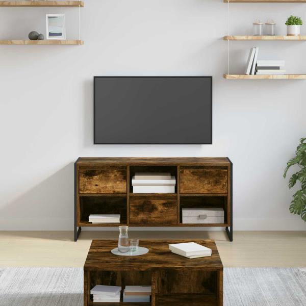 ARDEBO.de - TV-Schränk Raucharbe 100 x 36 x 49,5 cm Holzwerkstoff