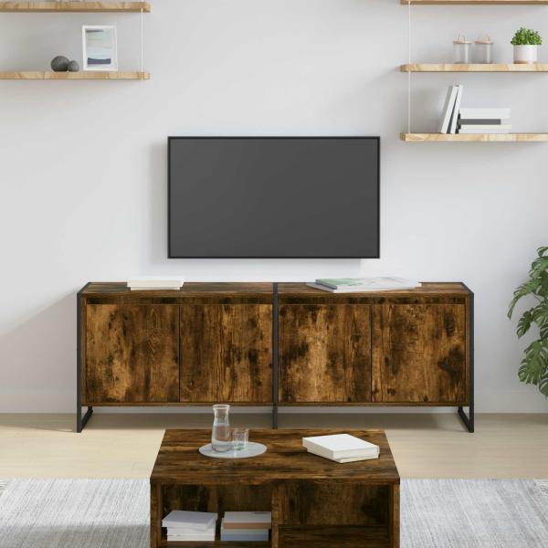 ARDEBO.de - TV-Schränk Raucharbe 140 x 36 x 49,5 cm Holzwerkstoff