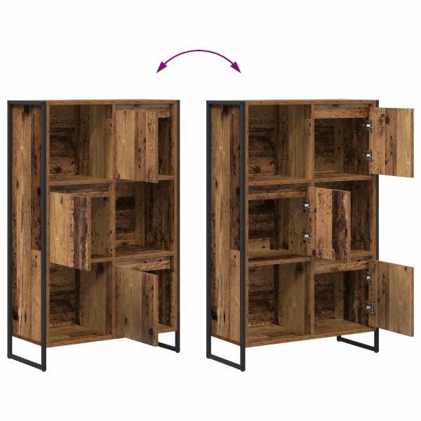 Bücherregal Altholz 68 x 30 x 108.5 cm Holzwerkstoff