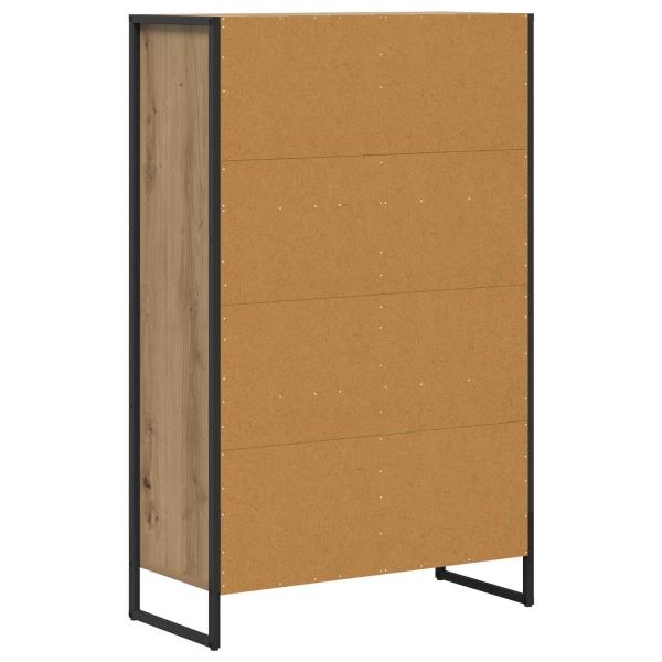 Bücherregal Kunsthandwerk Eiche 68 x 30 x 108.5 cm