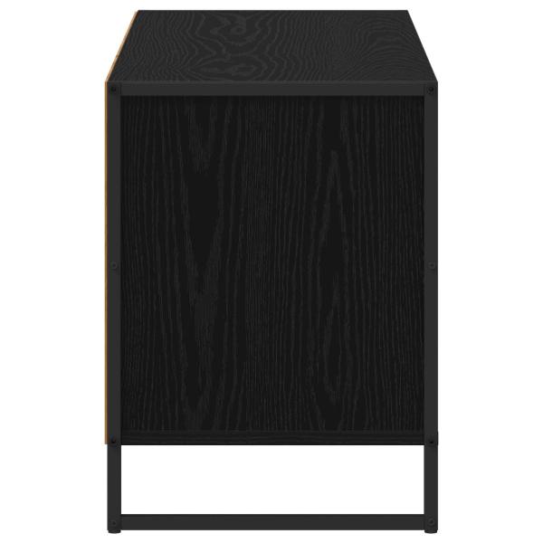 ARDEBO.de - TV-Schränk Schwarz Eichen-Optik 100 x 36 x 49,5 cm