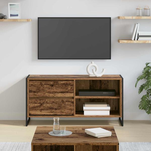ARDEBO.de - TV-Schränk Altholz 100 x 36 x 49,5 cm Holzwerkstoff