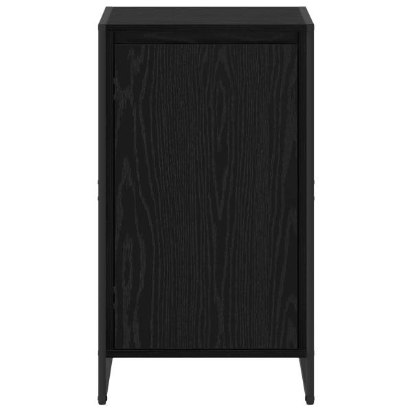 Sideboard Schwarz Eichen-Optik 43 x 36 x 75,5 cm Holzwerkstoff