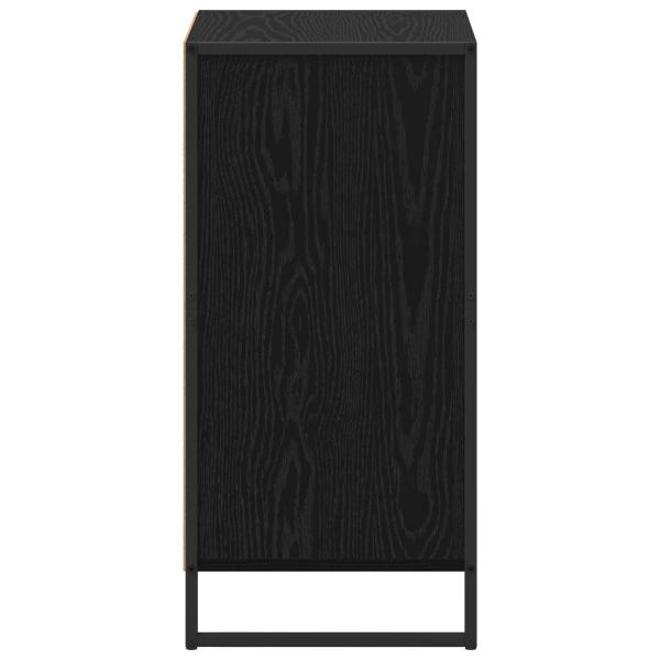 Sideboard Schwarz Eichen-Optik 43 x 36 x 75,5 cm Holzwerkstoff