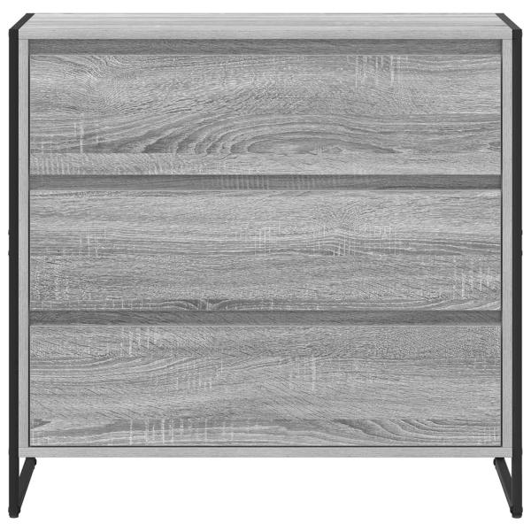 Sideboard Graues Sonoma 79 x 36 x 75.5 cm Holzwerkstoff