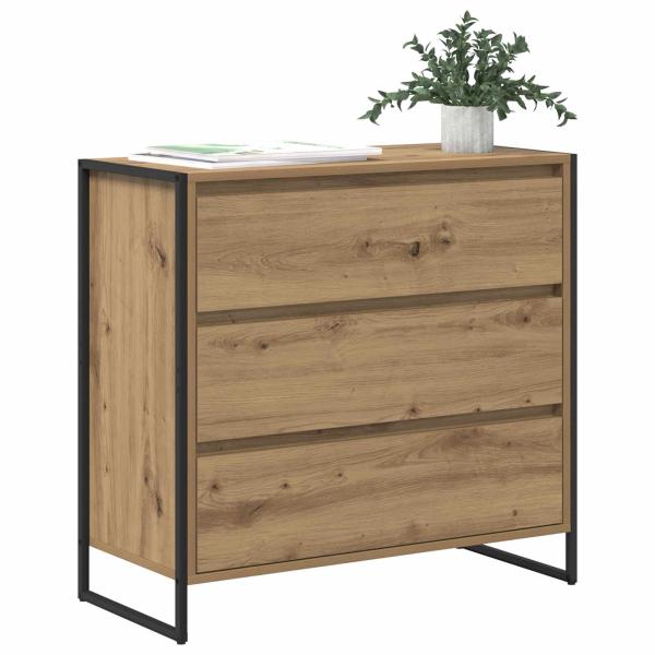 Sideboard Kunsthandwerk Eiche 79 x 36 x 75.5 cm Holzwerkstoff