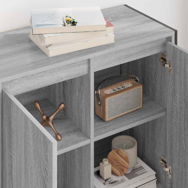 Seitenschrank Graues Sonoma 79 x 36 x 75 cm Holzwerkstoff