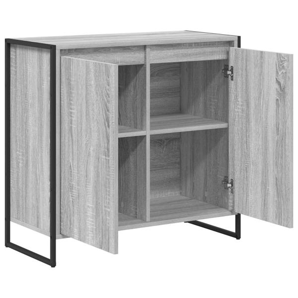 Seitenschrank Graues Sonoma 79 x 36 x 75 cm Holzwerkstoff