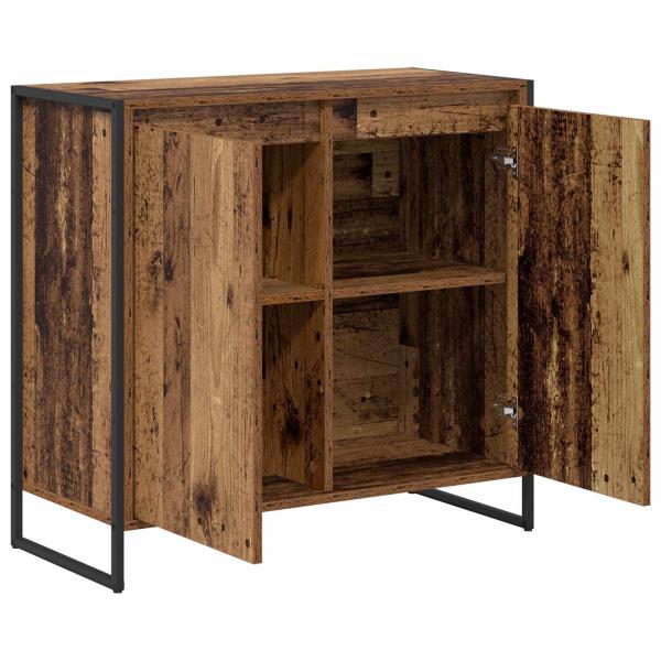Seitenschrank Altholz 79 x 36 x 75 cm Holzwerkstoff