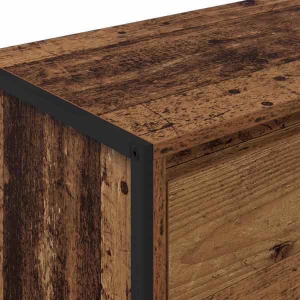 Seitenschrank Altholz 79 x 36 x 75 cm Holzwerkstoff