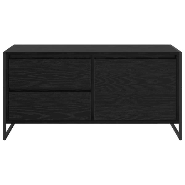 TV-Schränk Schwarz Eichen-Optik 100 x 36 x 49.5 cm