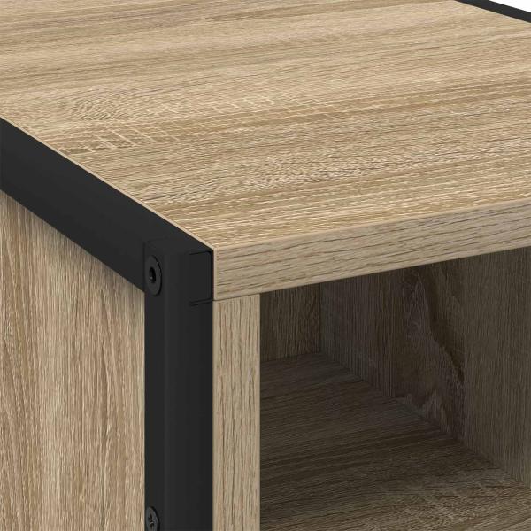 Nachttisch 2 pcs Sonoma 39,5 x 30 x 50 cm Holzwerkstoff