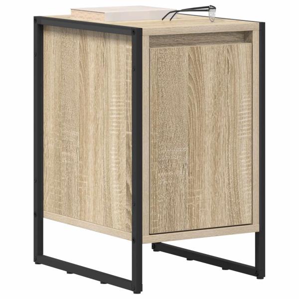Nachttisch 2 pcs Sonoma 39,5 x 30 x 50 cm Holzwerkstoff