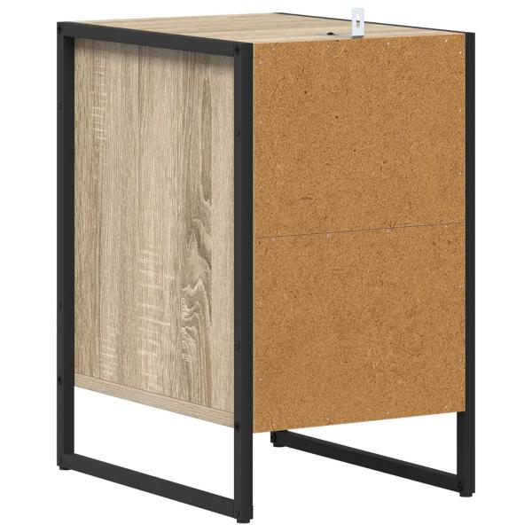 Nachttisch 2 pcs Sonoma 39,5 x 30 x 50 cm Holzwerkstoff