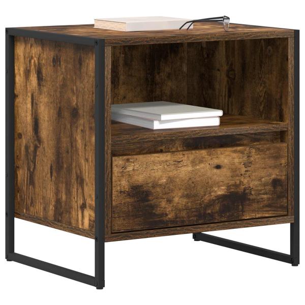 Nachttisch 2 pcs Raucharbe 50 x 39,5 x 50 cm Holzwerkstoff