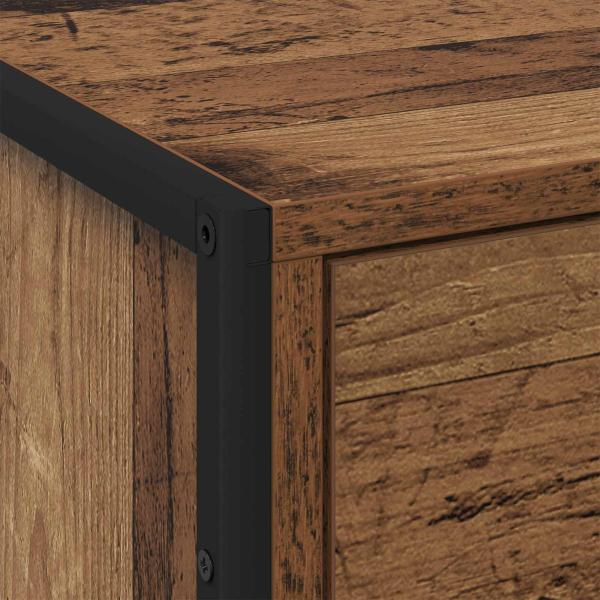 Nachttisch 2 pcs Altholz 50 x 39,5 x 50 cm Holzwerkstoff