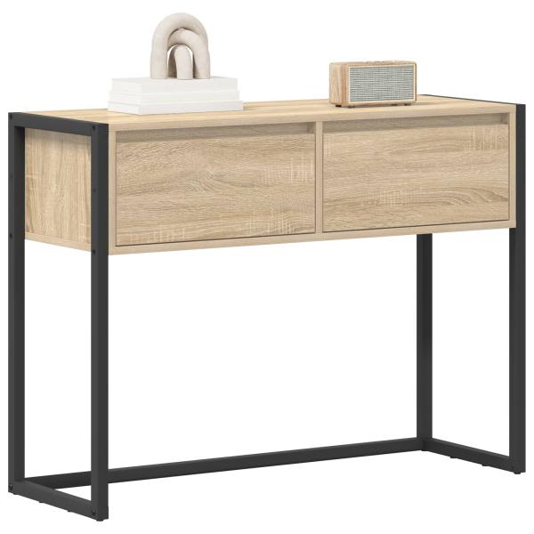 ARDEBO.de - Beistelltisch Sonoma 100 x 36 x 75 cm Holzwerkstoff