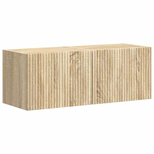 TV-Wandschrank 2 pcs Sonoma 60 x 31 x 29,5 cm Holzwerkstoff