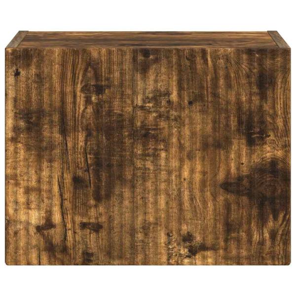 TV-Wandschrank Wandmontiert Geräucherte Eiche 60 x 31 x 29,5 cm