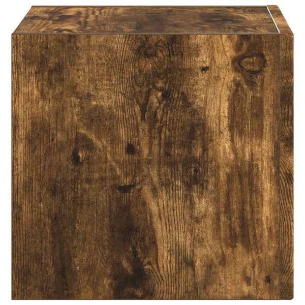 TV-Wandschrank Wandmontiert Geräucherte Eiche 60 x 31 x 29,5 cm