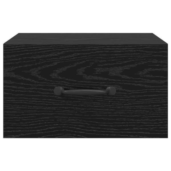 Nachttisch Schwarz Eichen-Optik 35 x 35 x 20 cm Holzwerkstoff