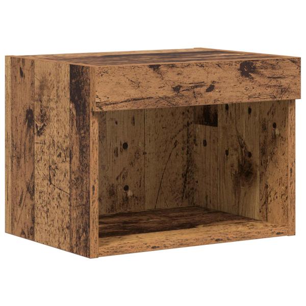TV-Wandregale 4 pcs Artisan-Eiche 40 x 30 x 30 cm Holzwerkstoff
