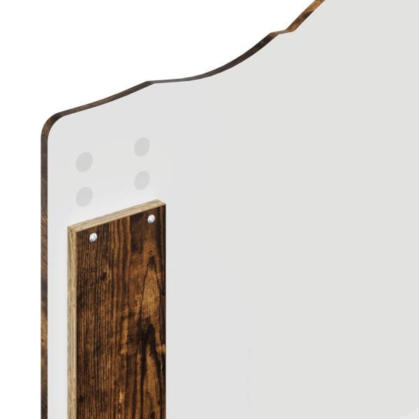 Bettrahmen Geräucherte Eiche 90 x 190 cm Holzwerkstoff