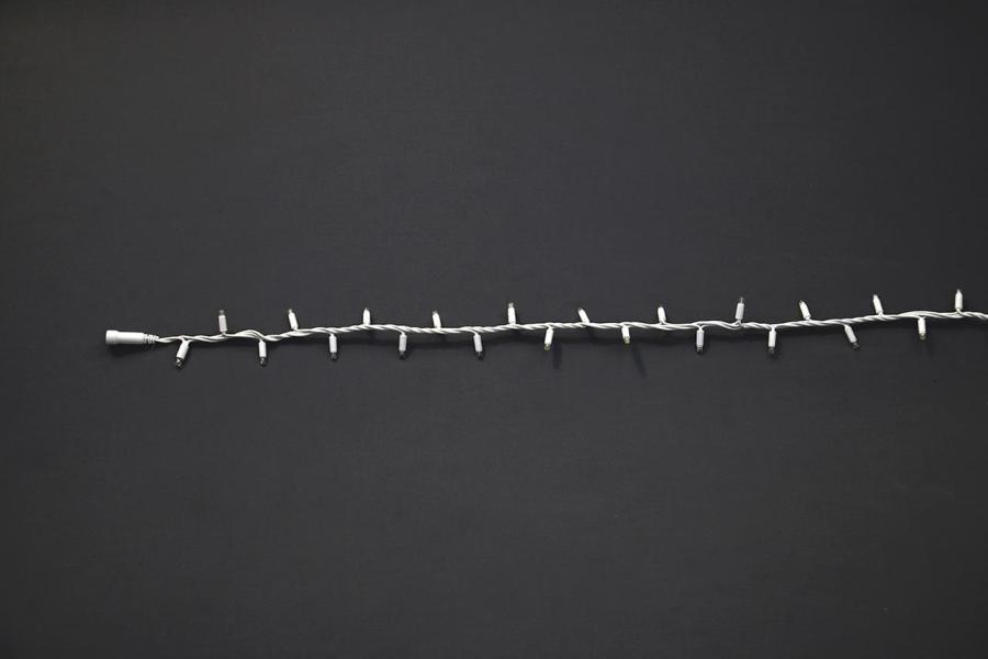 ARDEBO.de - LED StringLite® 160 LED warm weiß,  klare Kappe,8m