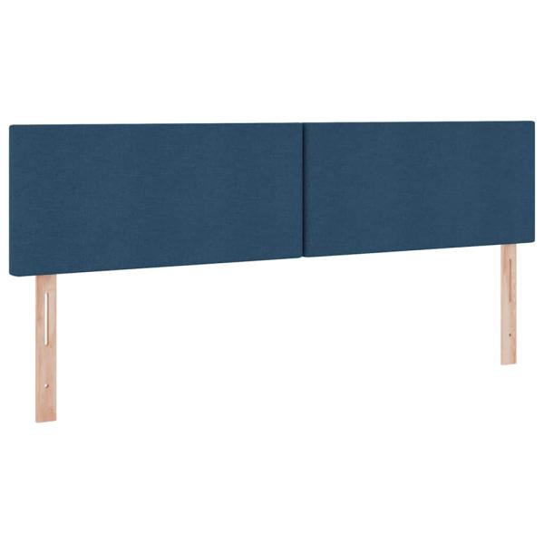 Aufbewahrungsbett mit Matratze Blau 180 x 200 cm Holzwerkstoff