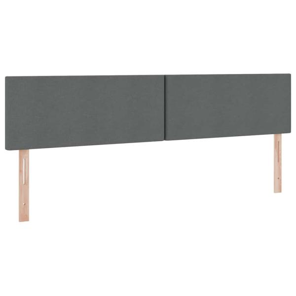 Aufbewahrungsbett mit Matratze Dunkelgrau 200 x 200 cm