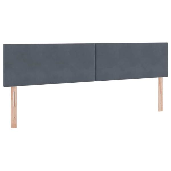 Aufbewahrungsbett mit Matratze Dunkelgrau 200 x 200 cm Samt