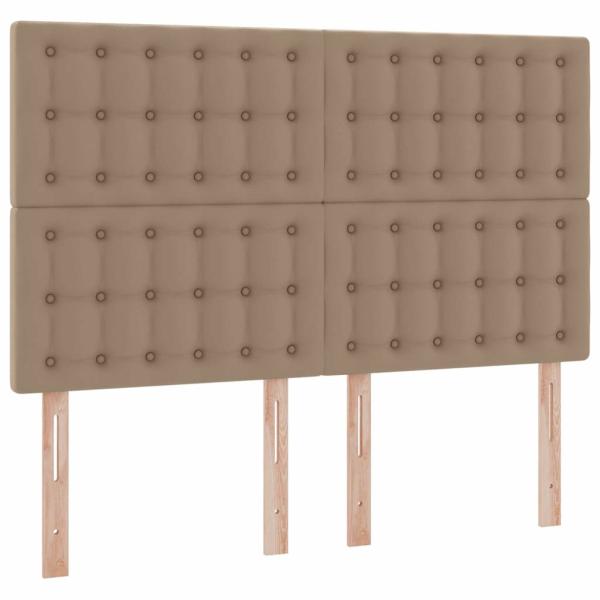 ARDEBO.de - Aufbewahrungsbett Cappuccino 140 x 200 cm Kunstleder