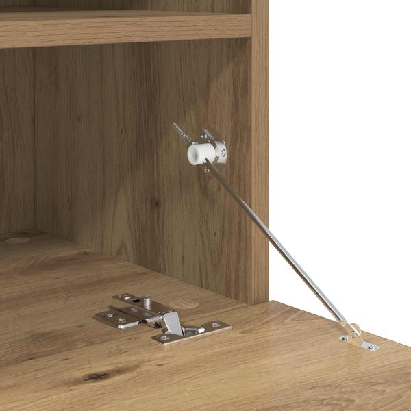 ARDEBO.de - TV-Schränk Wandmontiert 7 pcs Artisan-Eiche Holzwerkstoff