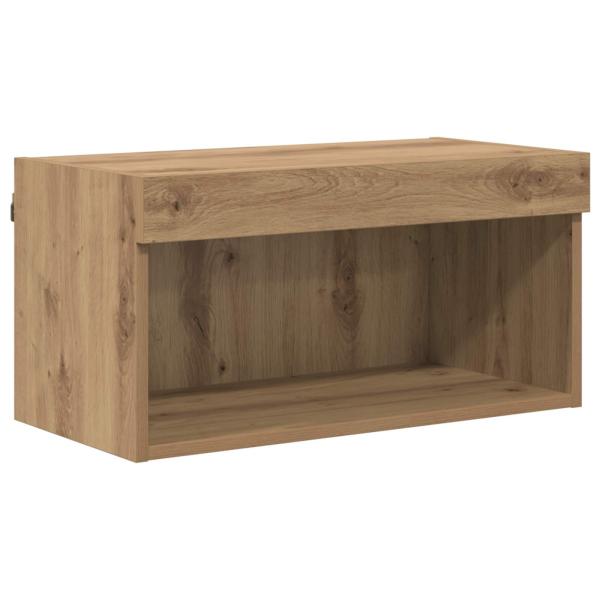 TV-Schränk Wandmontiert 7 pcs Artisan-Eiche Holzwerkstoff
