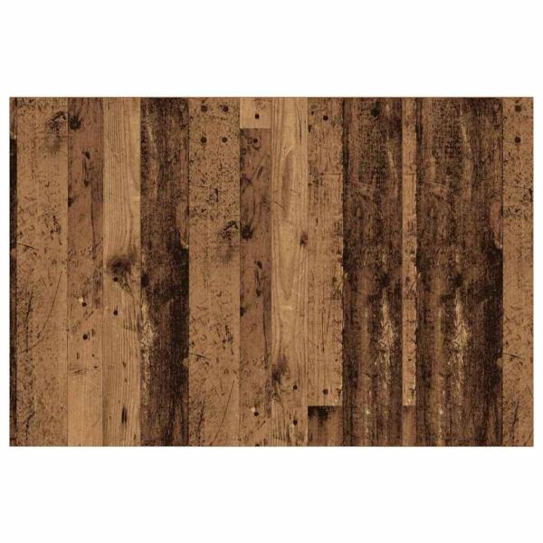 Kopfteil mit Schrank mit Schubladen 3 pcs Altholz Holzwerkstoff