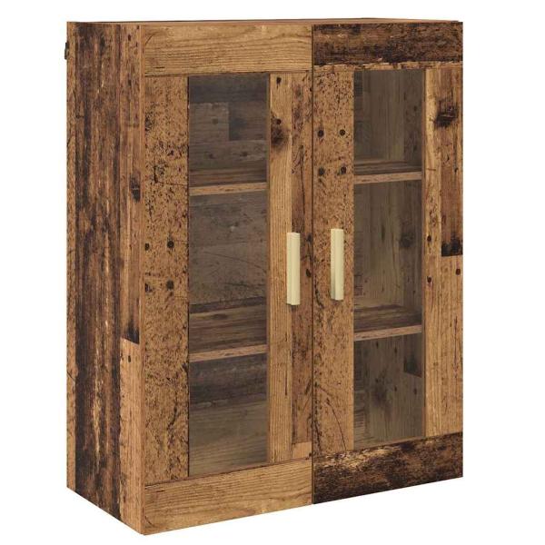 Highboard Altholz 69,5 x 34 x 180 cm Holzwerkstoff