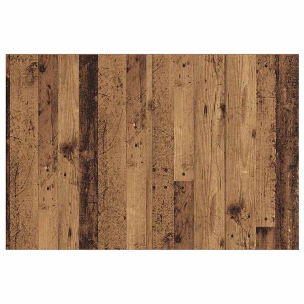 Kopfteil mit Schrank mit Schubladen 3 pcs Altholz Holzwerkstoff