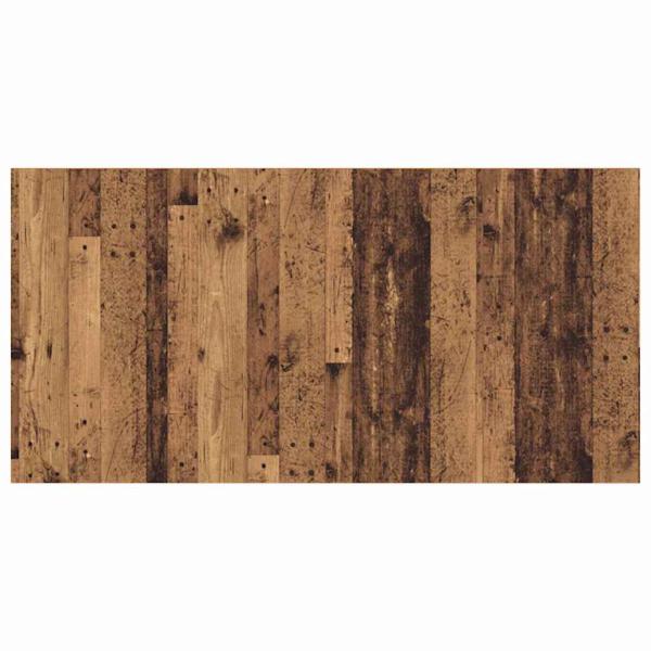 Kopfteil mit Schrank mit Schubladen 3 pcs Altholz Holzwerkstoff