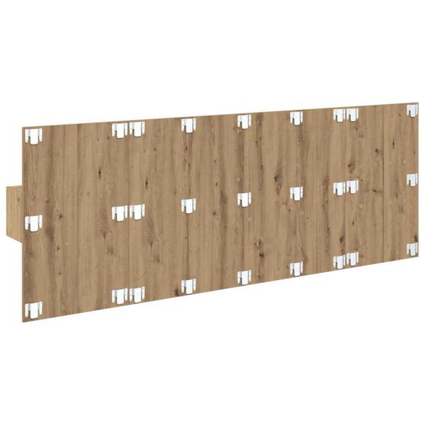 Kopfteil mit Schrank 3 pcs Artisan-Eiche Holzwerkstoff