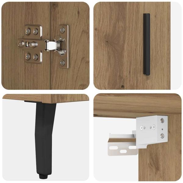 Highboard Artisan-Eiche 69,5 x 34 x 180 cm