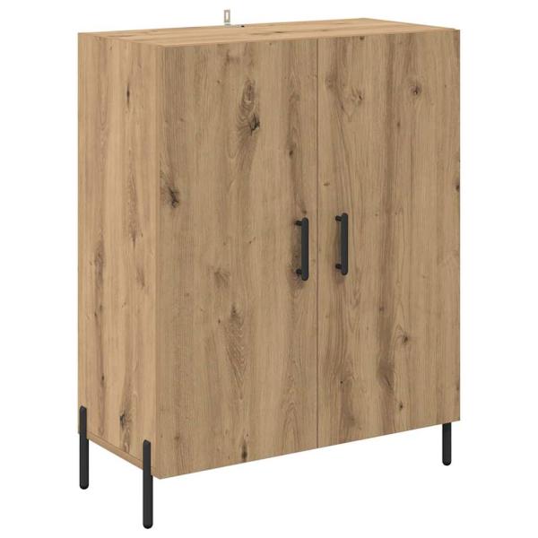 Highboard 2 pcs Artisan-Eiche Holzwerkstoff